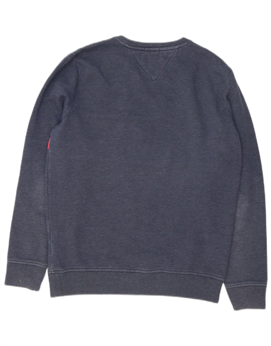 Tommy Hilfiger Uomo Felpa grafica Maglione Medium Blu Navy Colourblock
