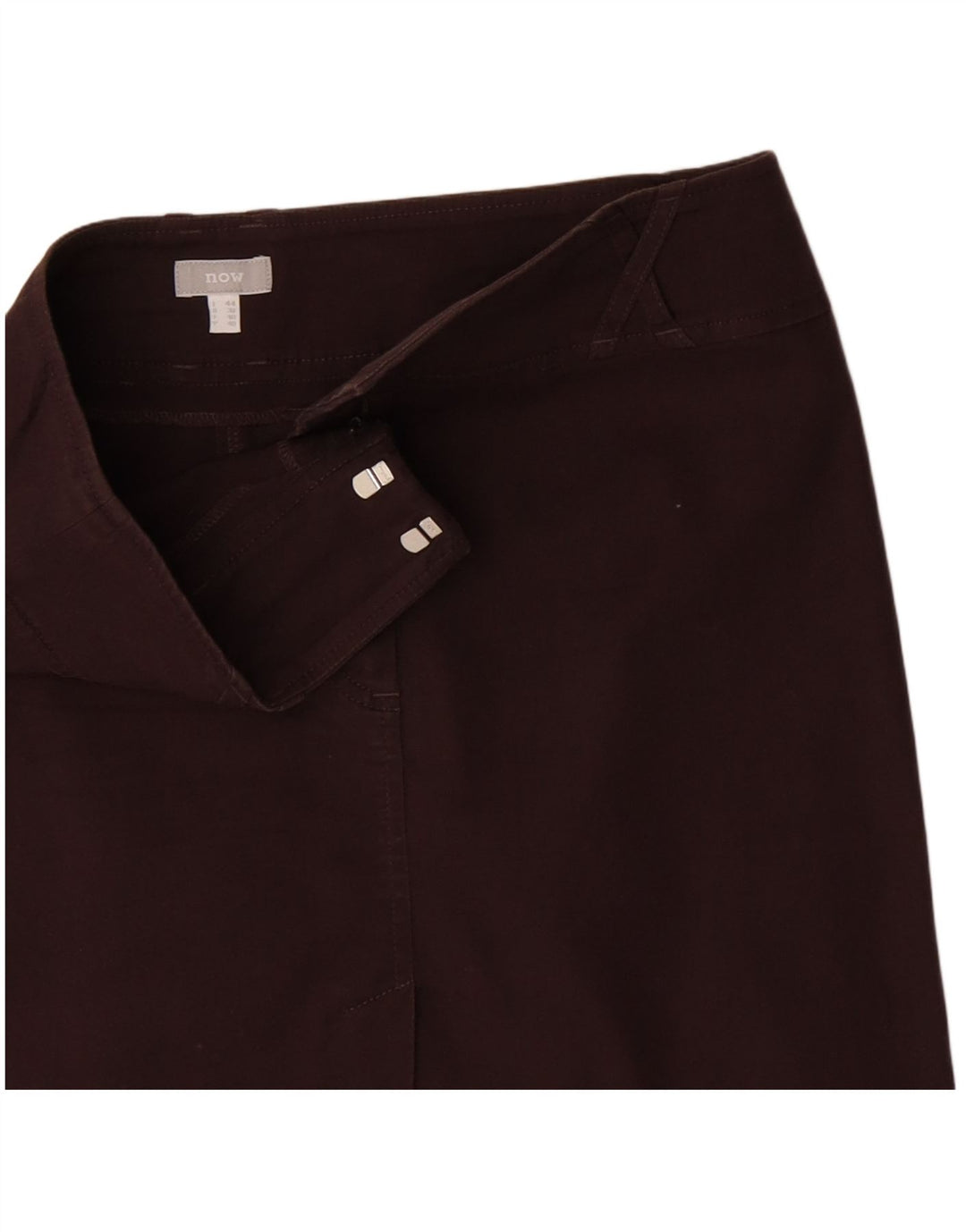 Minigonna vintage da donna IT 42 media W32 marrone