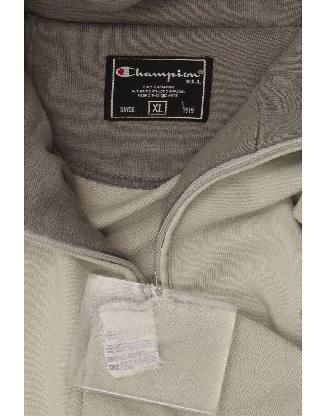 Giacca da tuta da uomo CHAMPION XL in cotone beige