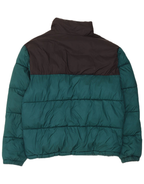 Giacca imbottita da uomo Ellesse UK 38 Nylon color block blu medio
