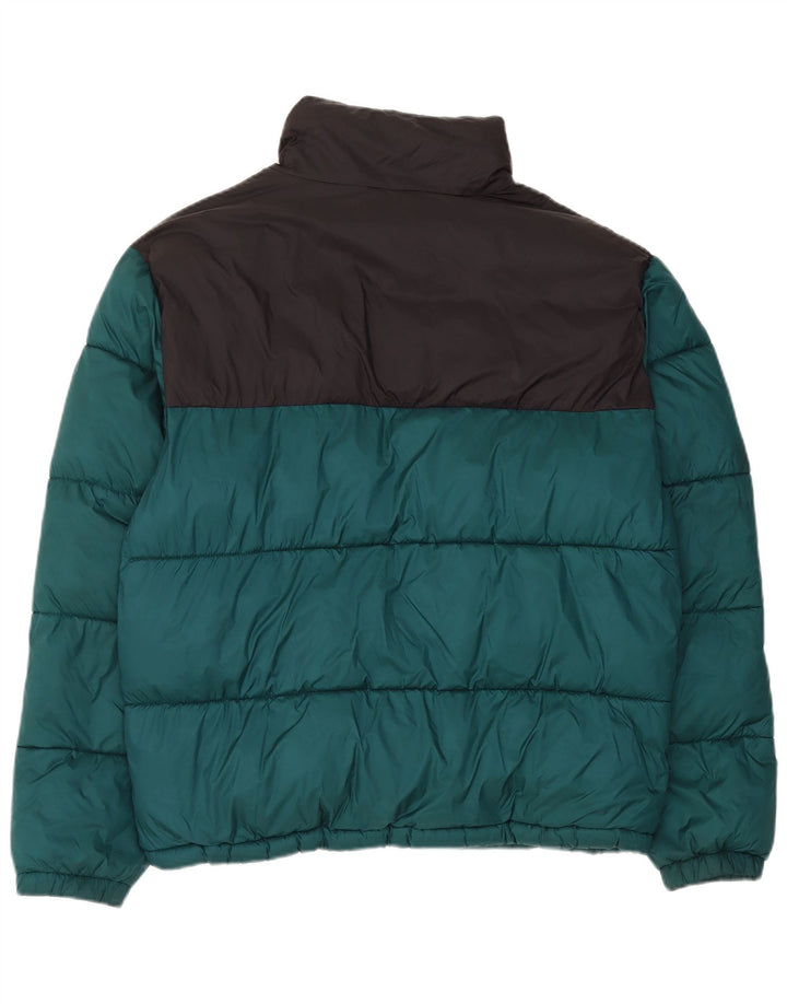 Giacca imbottita da uomo Ellesse UK 38 Nylon color block blu medio