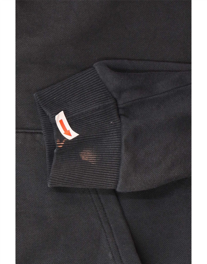 Felpa con cappuccio da uomo Puma XL in cotone nero