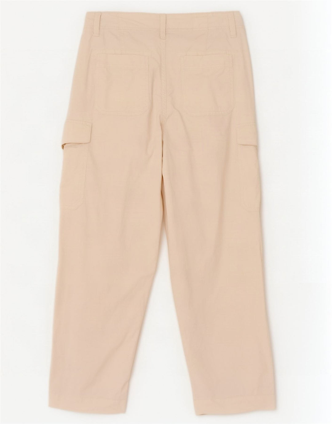 Pantaloni cargo da donna Marks & Spencer UK 14 Large W34 L29 Bianco sporco