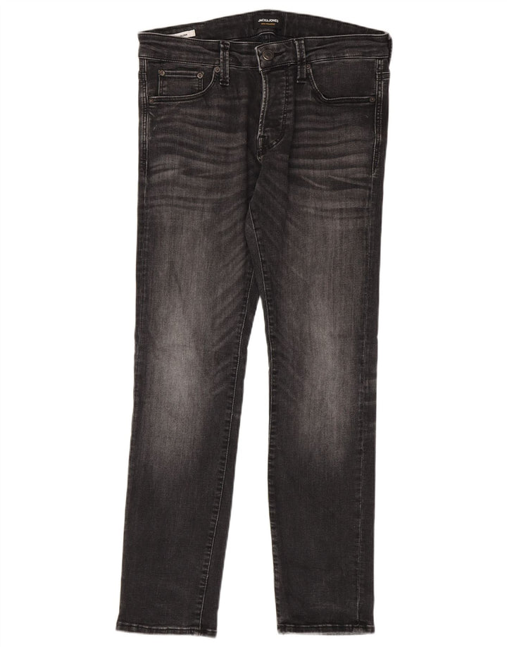 Jack & Jones Uomo GLENN Slim Jeans W31 L30 Grigio