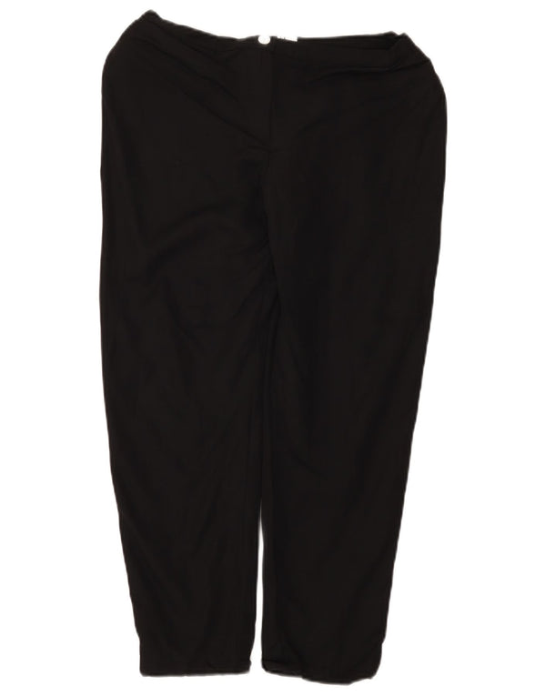 Pantaloni corti slim da donna Marella UK 10 Small W30 L25 Viscosa nera