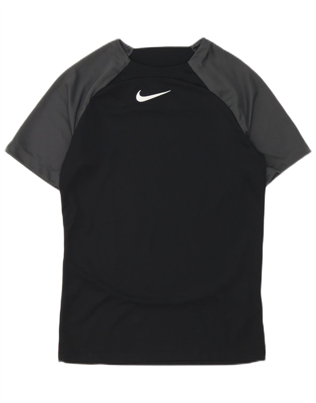 T-shirt grafica Nike Dri Fit da uomo, piccola, in poliestere color block nero