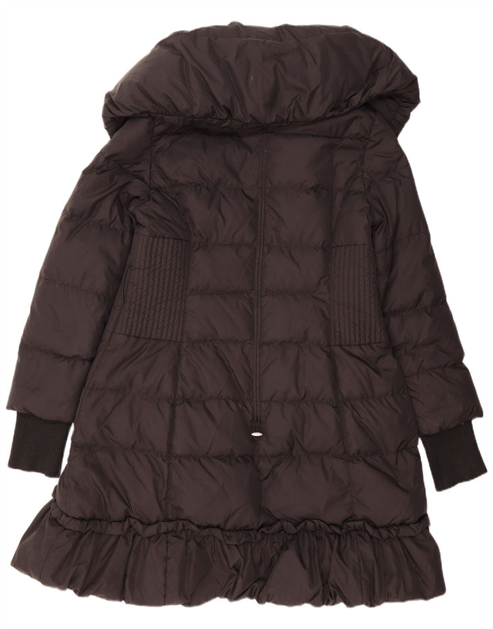 Cappotto imbottito da donna Karen Millen UK 14 Large Nero in poliammide
