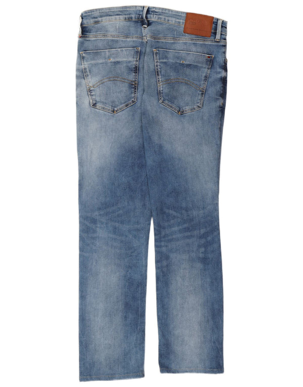 Jeans dritti da uomo Tommy Hilfiger W34 L30 cotone blu
