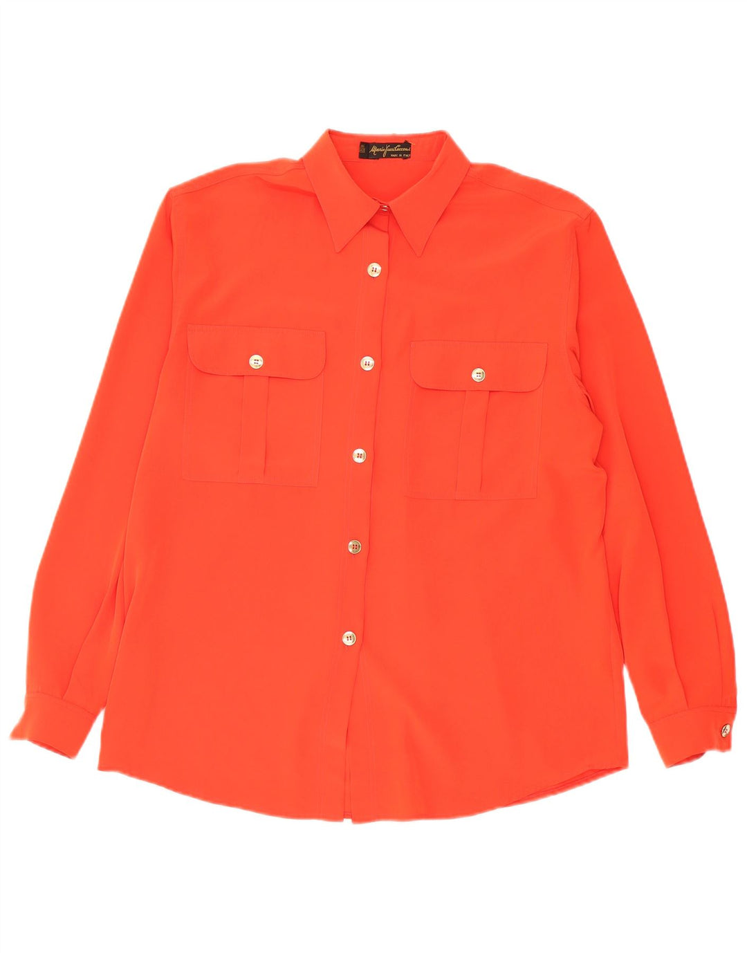 Camicetta oversize da donna Mario Pucci Cecconi IT 42 Arancione medio