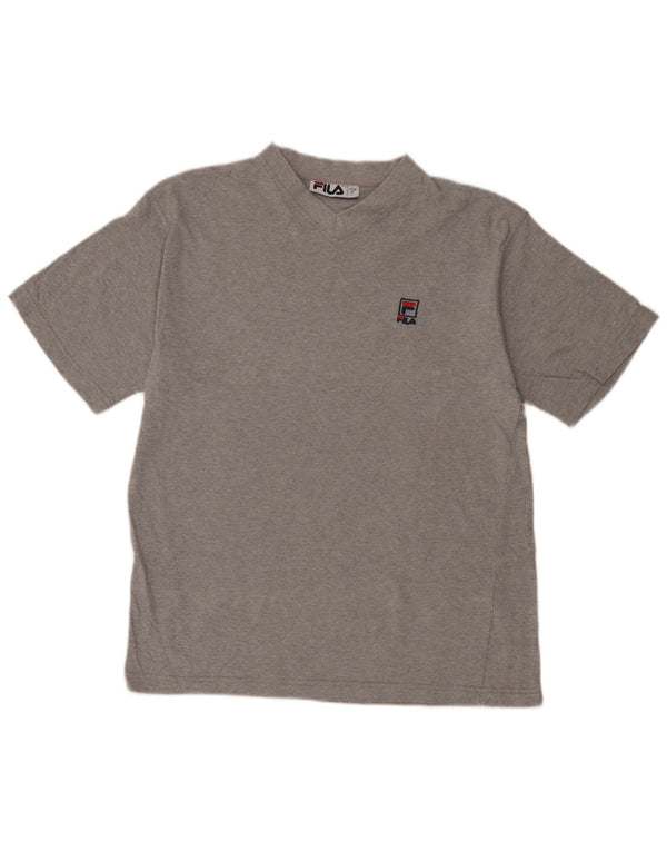 T-shirt Fila Uomo Top IT 46/48 Small Grigio Chiazzato