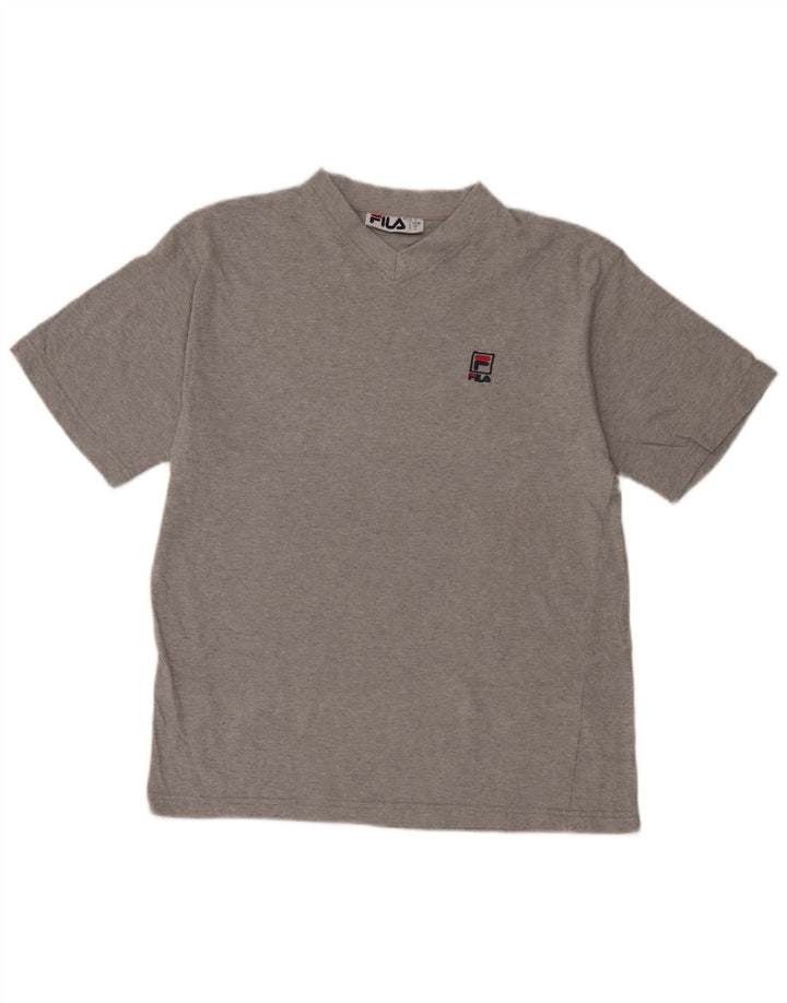 T-shirt Fila Uomo Top IT 46/48 Small Grigio Chiazzato