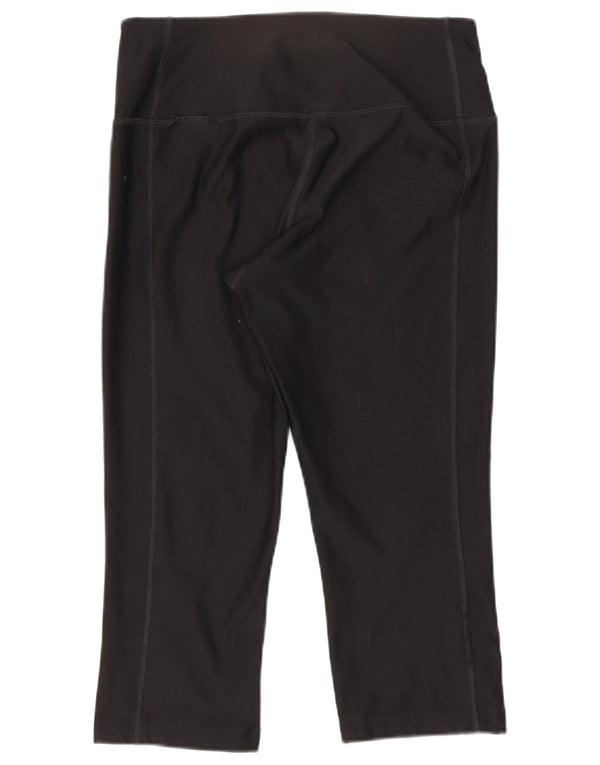 Leggings Nike Dri Fit Capri da donna UK 6 XS poliestere nero