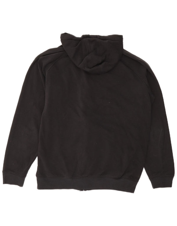 Felpa con cappuccio e zip da uomo Kappa 2XL Nera
