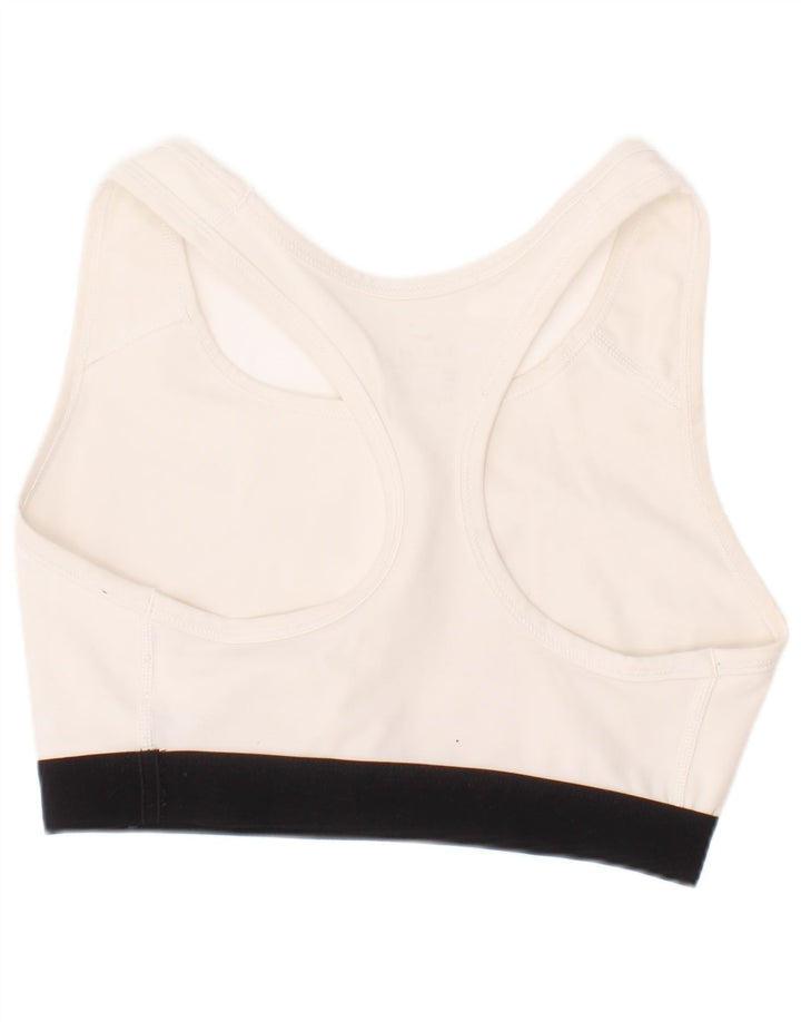 Reggiseno sportivo Nike Dri Fit da donna, piccolo, bianco, in poliestere