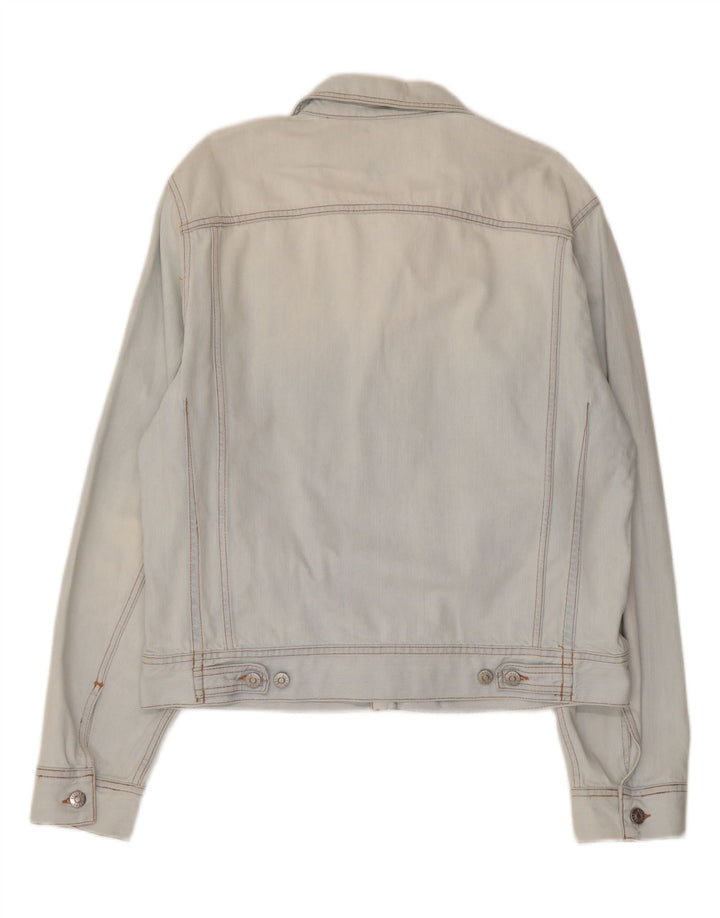 KILLER LOOP Giacca di jeans da uomo UK 42 XL Cotone blu