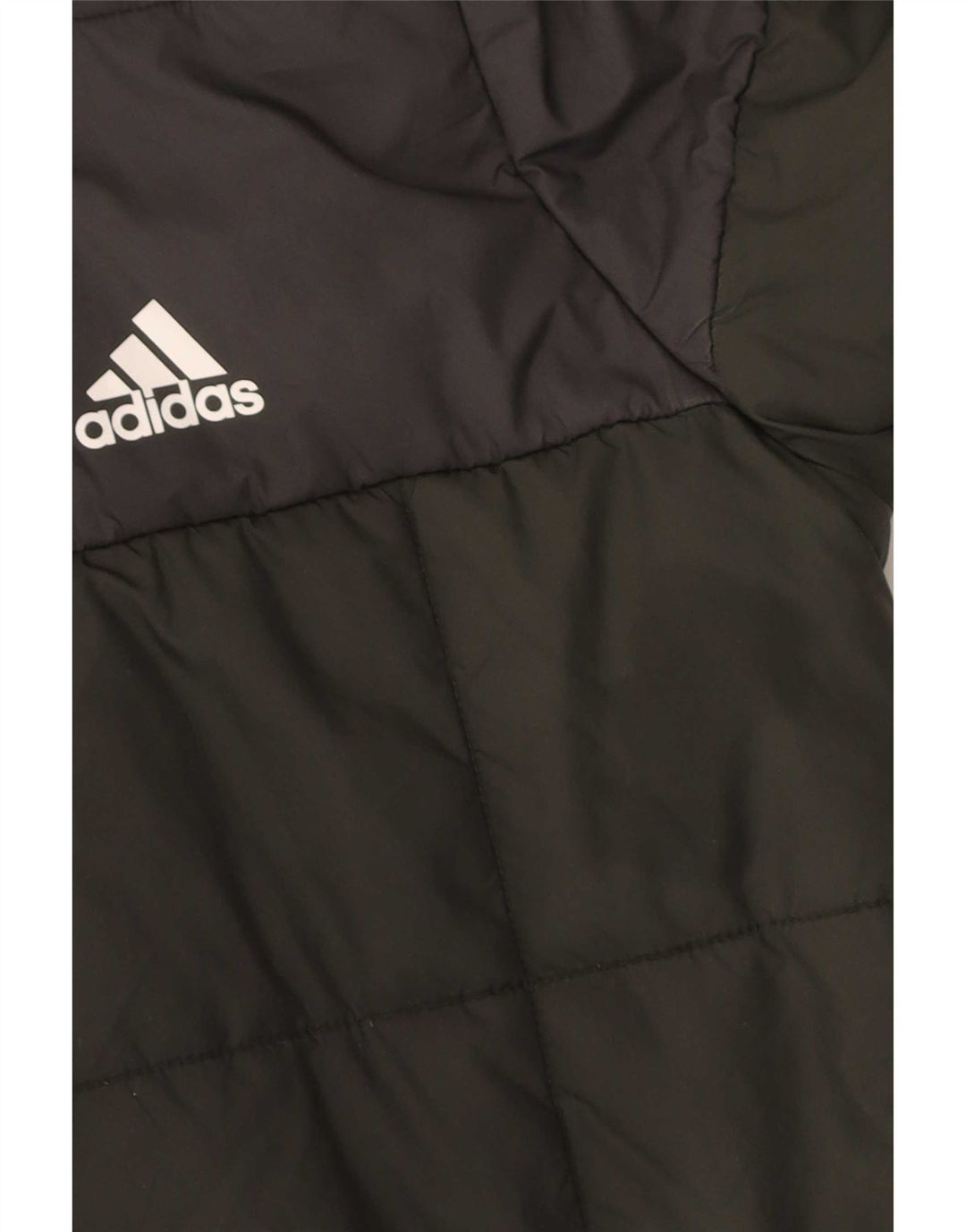Giacca imbottita con cappuccio Adidas da ragazzo 13-14 anni Poliestere color block kaki