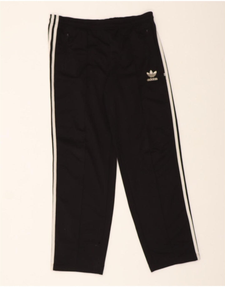 ADIDAS Mens Tracksuit Trousers UK 38/40 Medium Black Polyester Vintage Adidas and Second-Hand Adidas from Messina Hembry 