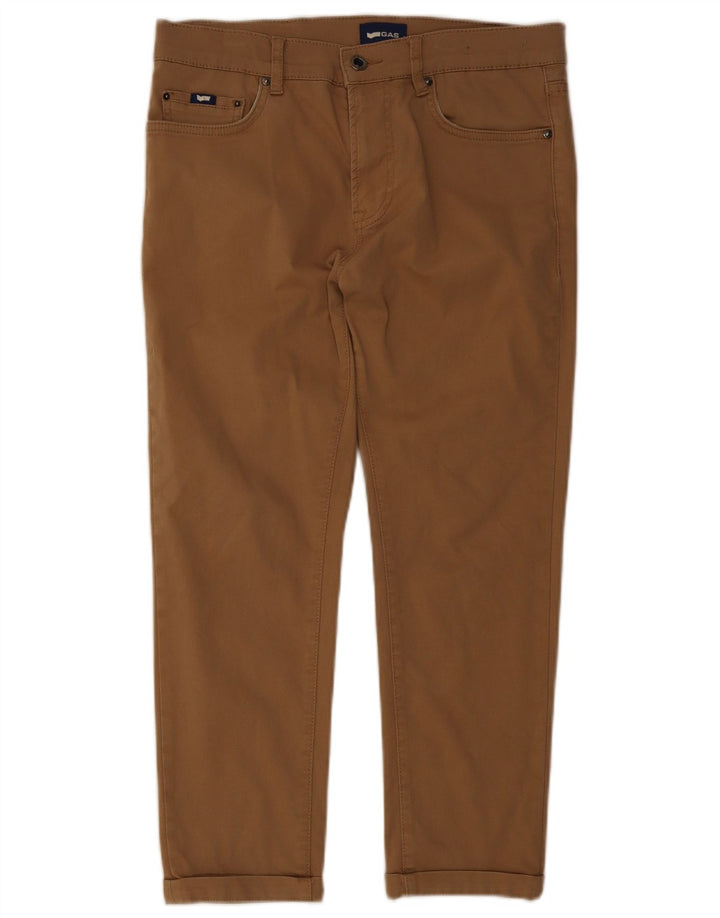 Pantaloni Cropped Gas Uomo W32 L24 Beige