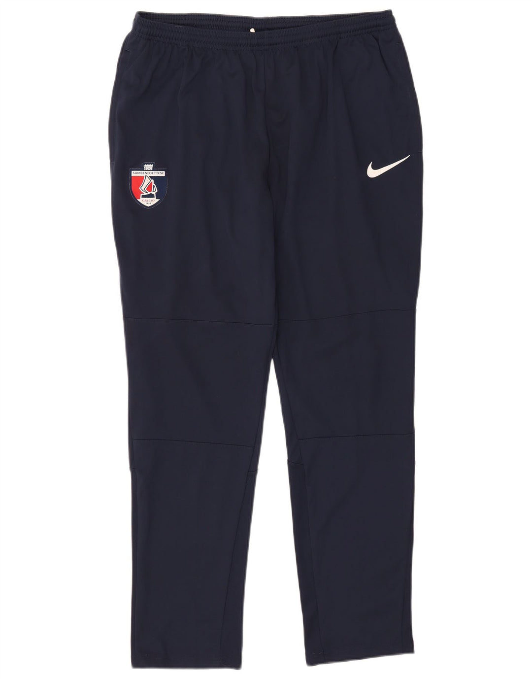 Pantaloni da tuta grafica Nike Dri Fit da uomo XL in poliestere blu navy