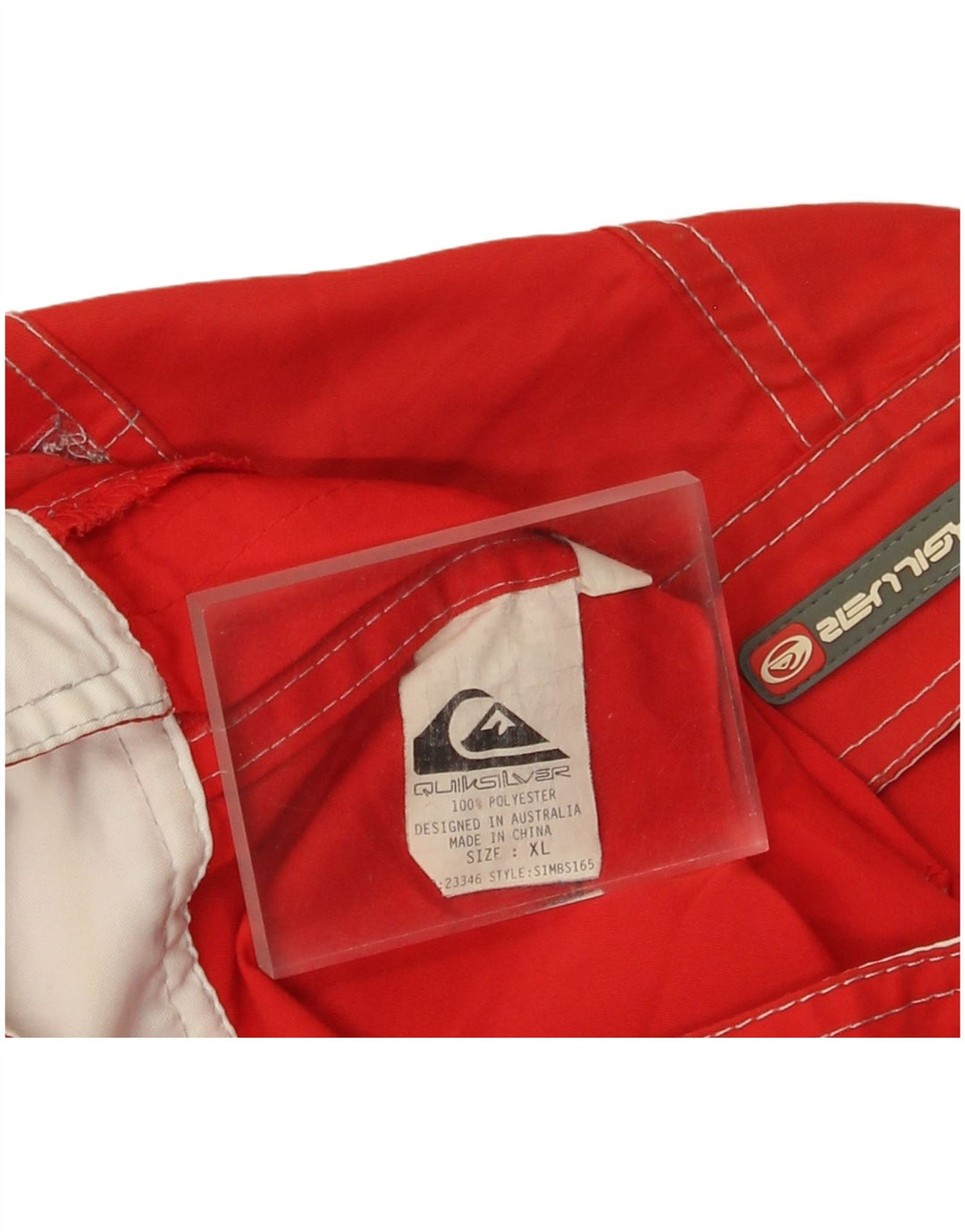 Pantaloncini da bagno da uomo Quiksilver XL rosso poliestere