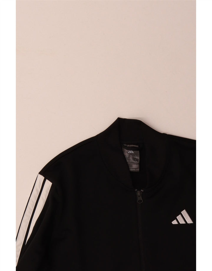 Giacca da tuta da donna ADIDAS UK 8/10 Small Poliestere nero