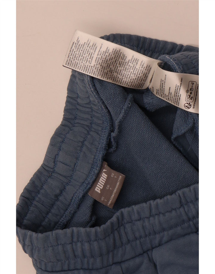 Pantaloncini sportivi da uomo Puma piccoli in cotone blu