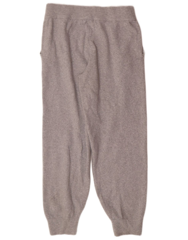 JACK WILLS Pantaloni da tuta da donna Joggers UK 16 Large Grigio screziato