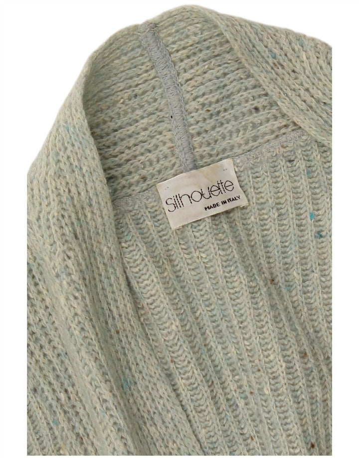 Maglione cardigan poncho da donna Silhouette taglia unica verde