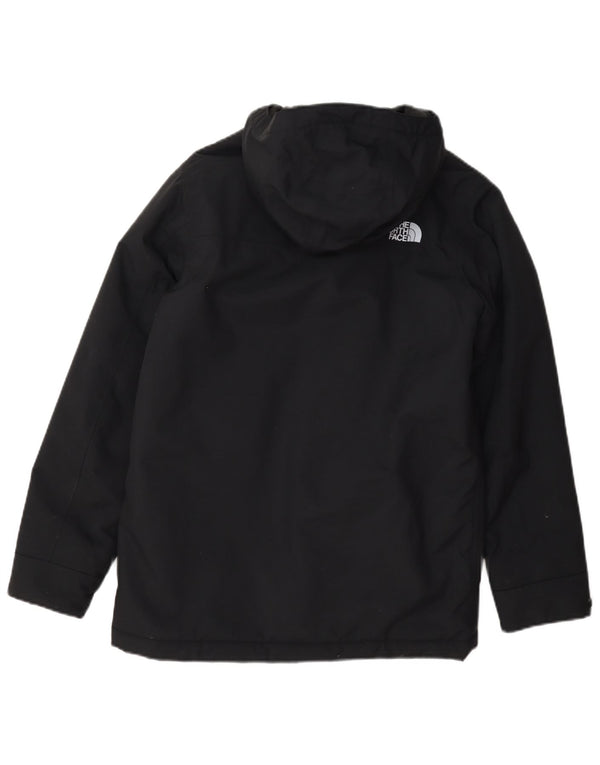 Giacca imbottita con cappuccio The North Face da bambino 14-15 anni XL in nylon blu navy