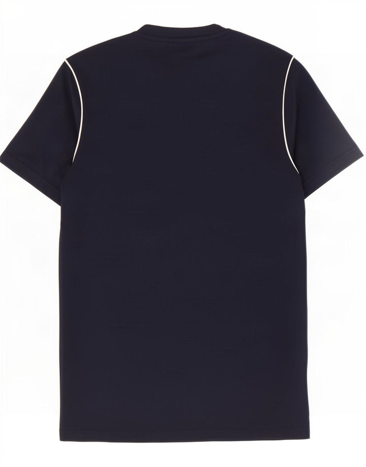 T-shirt Nike da uomo Dri Fit Slim Top Small in poliestere blu navy