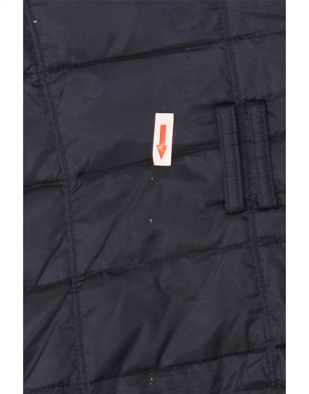 Cappotto imbottito con cappuccio da donna Zara UK 10 piccolo poliestere blu navy