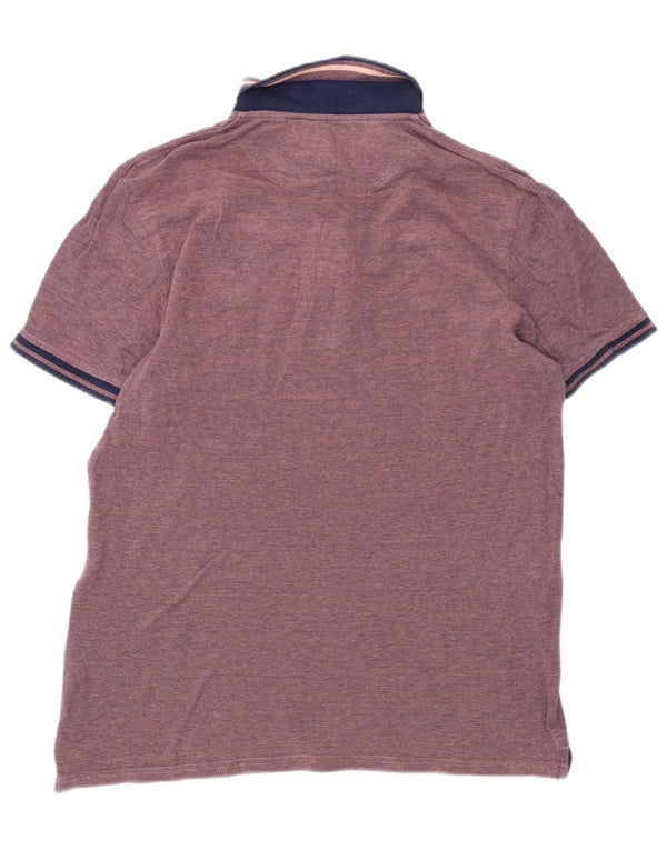 Polo da uomo Lyle & Scott grande in cotone rosa