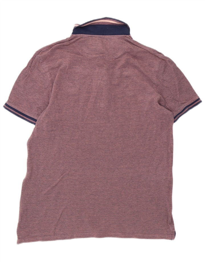 Polo da uomo Lyle & Scott grande in cotone rosa