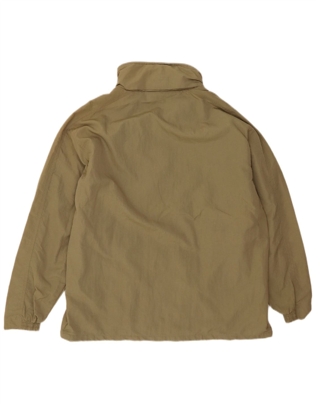 DIADORA Mens Rain Jacket UK 38 Medium Khaki Polyamide