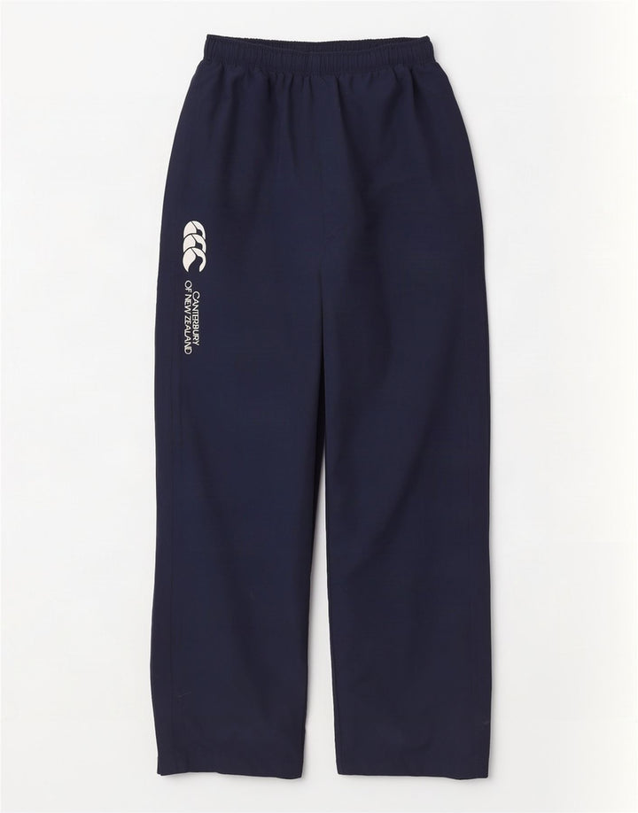 Pantaloni da tuta con grafica da uomo Canterbury, poliestere medio blu navy
