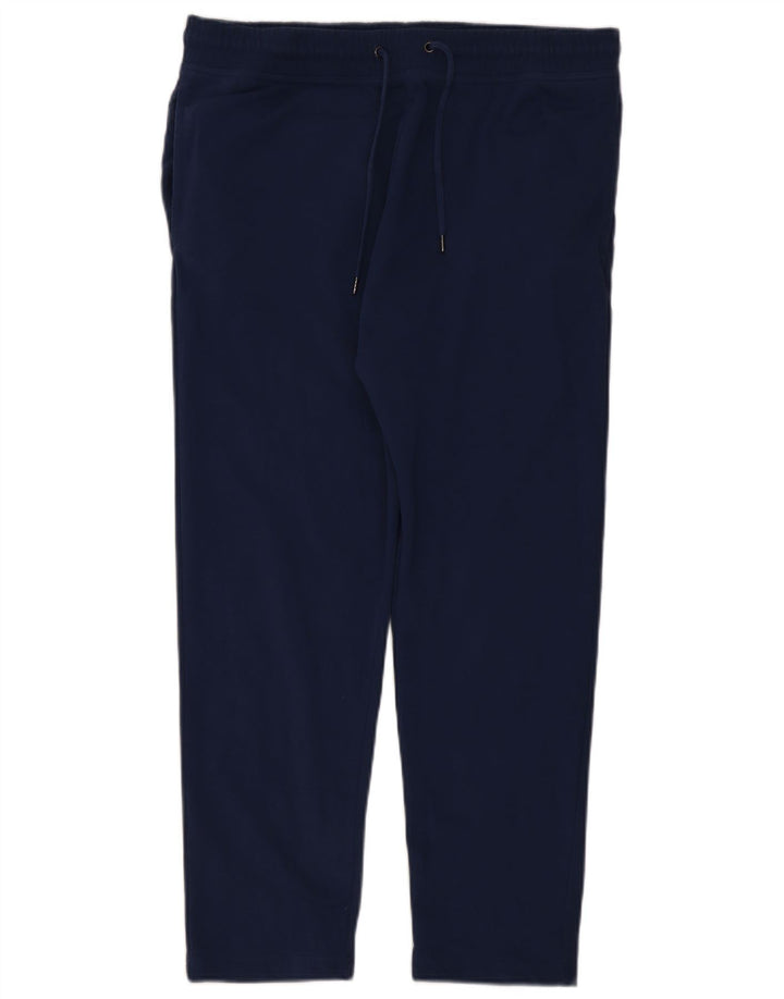 Pantaloni da tuta da uomo Marks & Spencer grandi in cotone blu navy