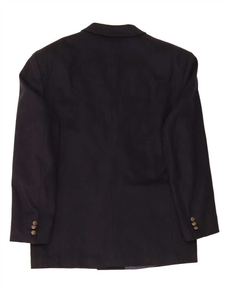 RENATO BALESTRA Mens Double Breasted Blazer Jacket UK 40 Large Navy Blue Vintage Renato Balestra and Second-Hand Renato Balestra from Messina Hembry 