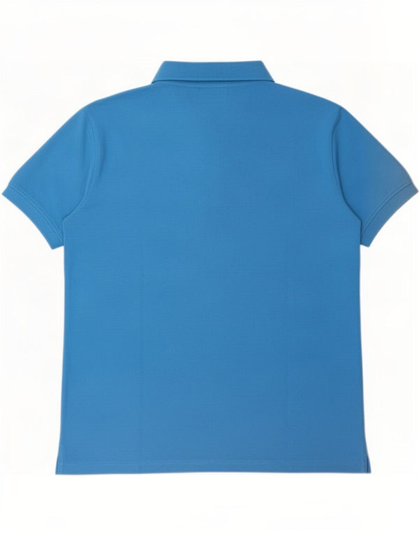 Polo uomo Kappa grande blu cotone