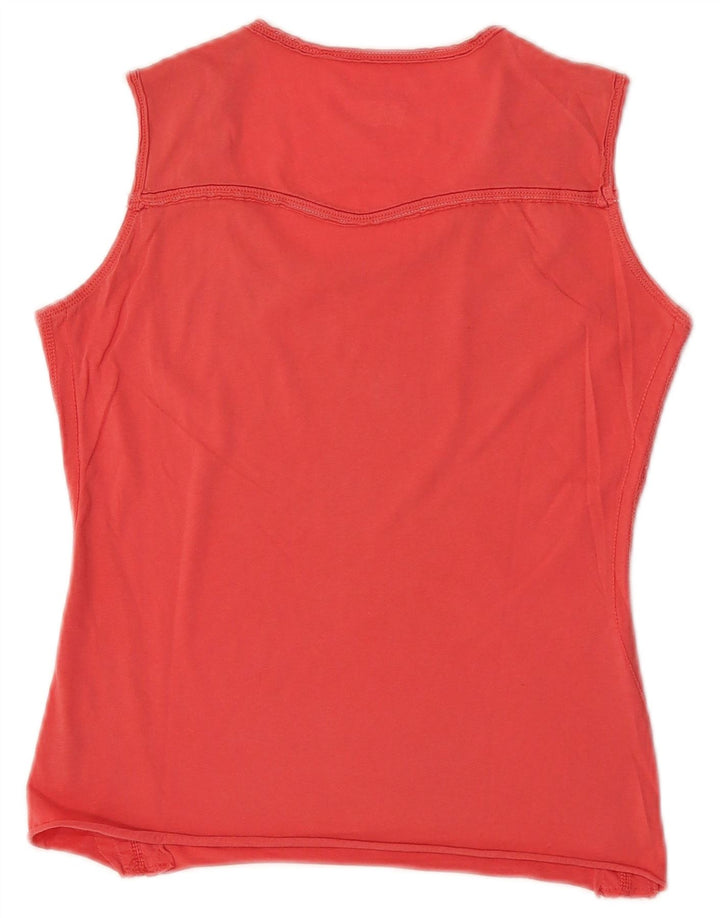 Gilet corto da donna Levi's UK 10 piccolo cotone rosso
