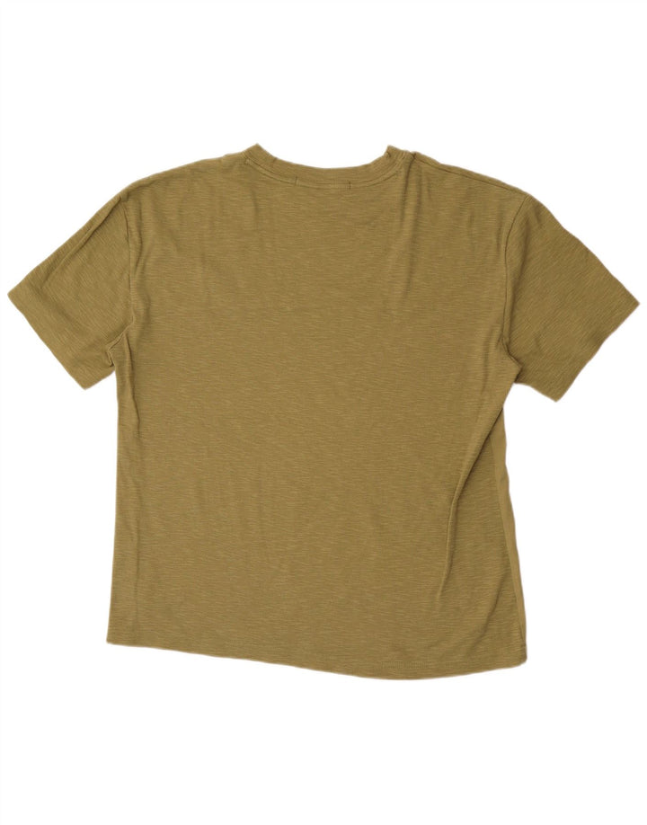 T-shirt da uomo Calvin Klein Top color kaki medio