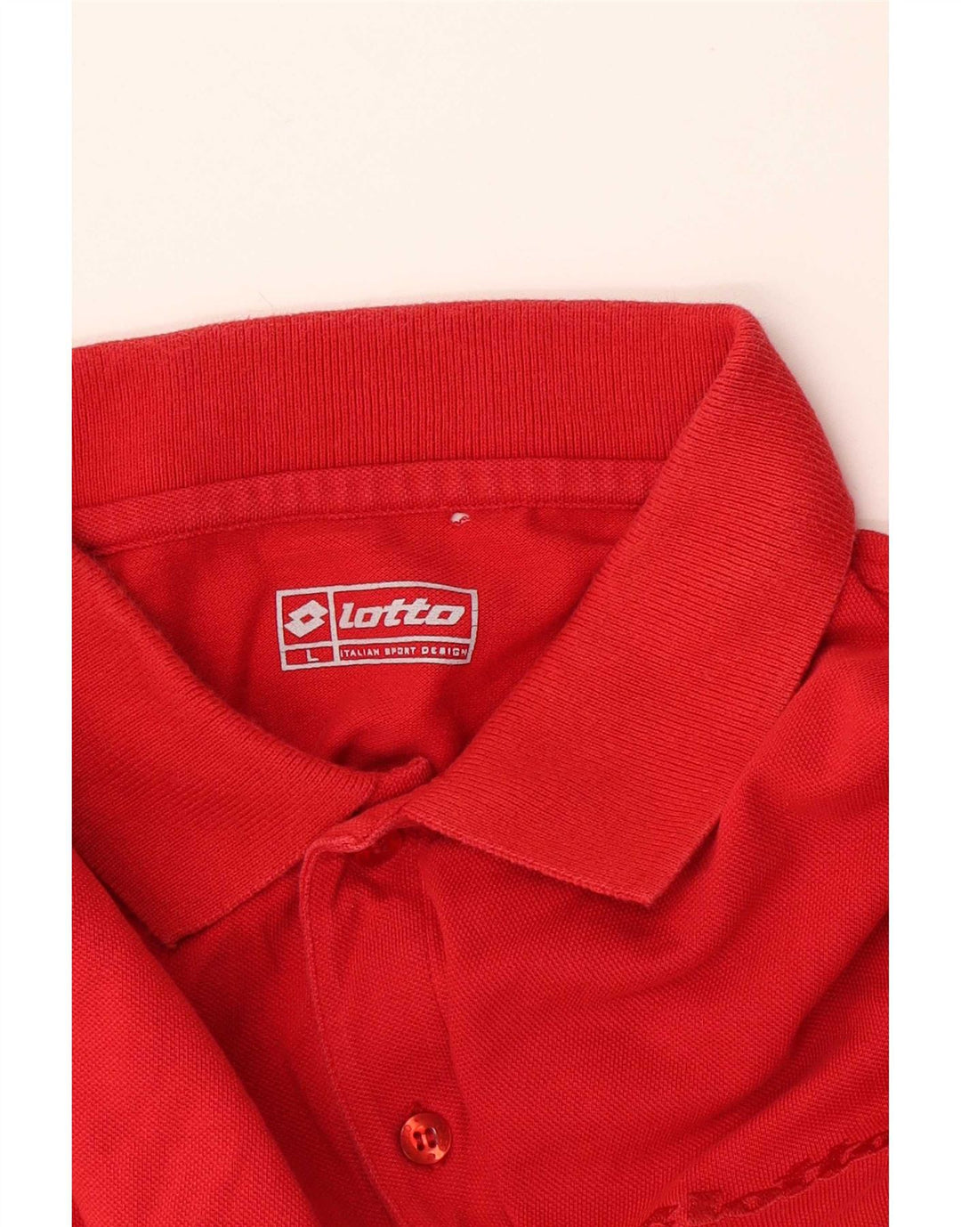 Polo da uomo Lotto grande rossa