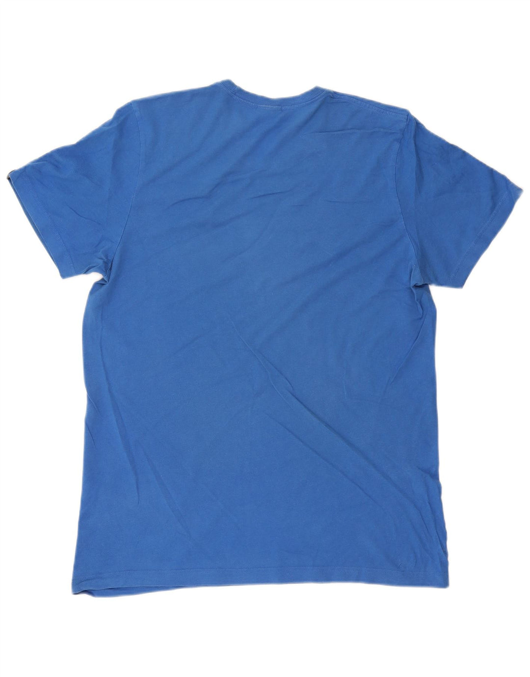 T-shirt grafica da uomo ADIDAS Top grande in cotone blu