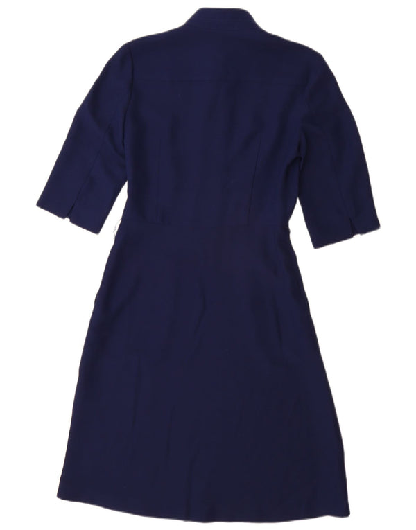 Abito a trapezio da donna Hobbs UK 4 XS poliestere blu navy