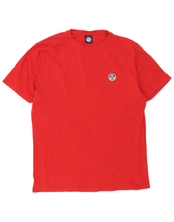 T-shirt da uomo North Sails Top in cotone rosso medio