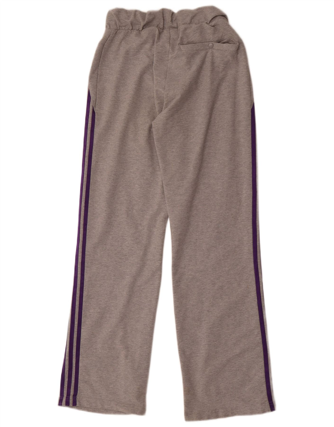 Pantaloni della tuta da donna Adidas UK 12 cotone grigio medio