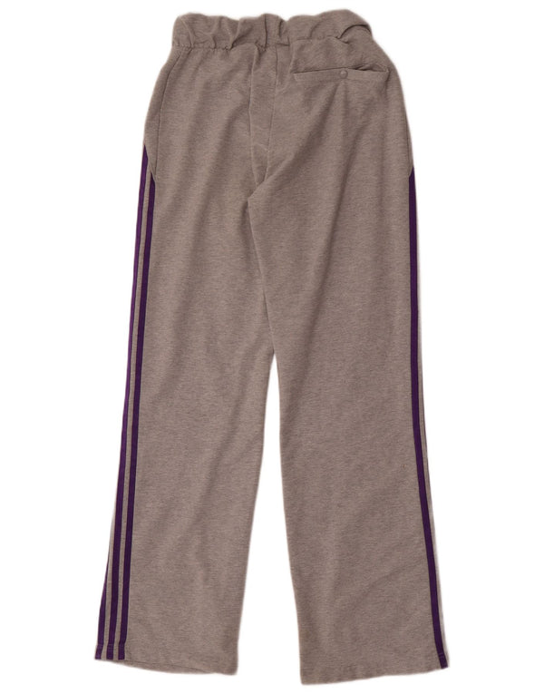 Pantaloni della tuta da donna Adidas UK 12 cotone grigio medio