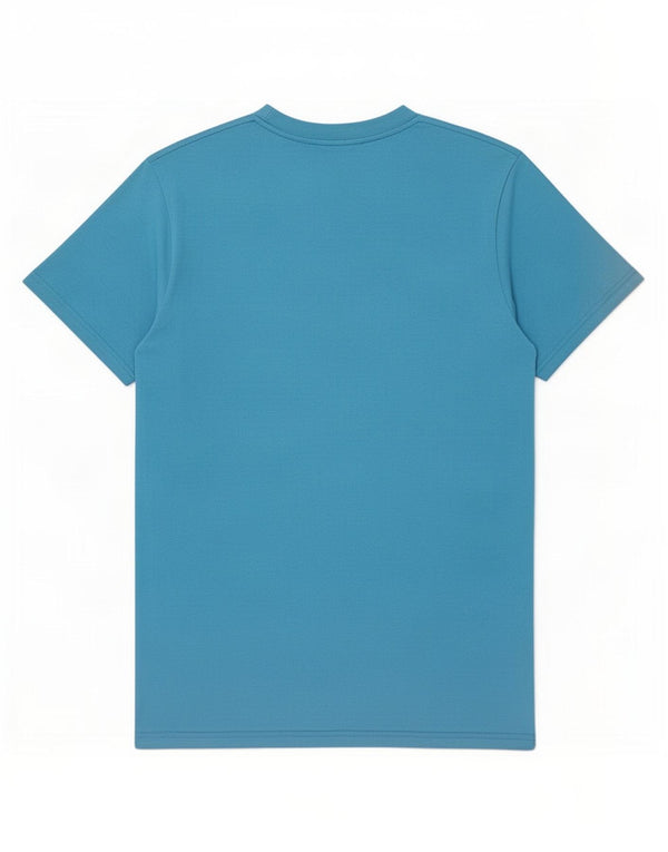 T-shirt grafica da uomo DC Top in cotone blu medio