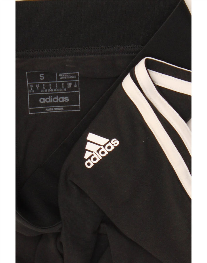 Leggings Adidas da donna con vestibilità regolare UK 8/10 piccolo cotone nero