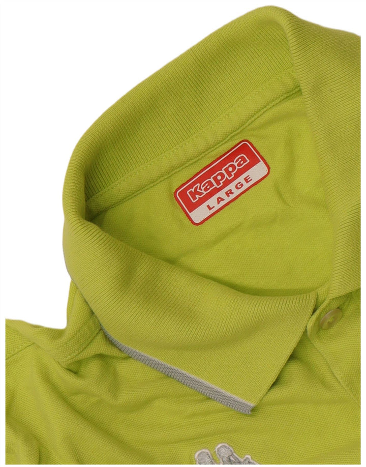 Polo Kappa da uomo grande verde