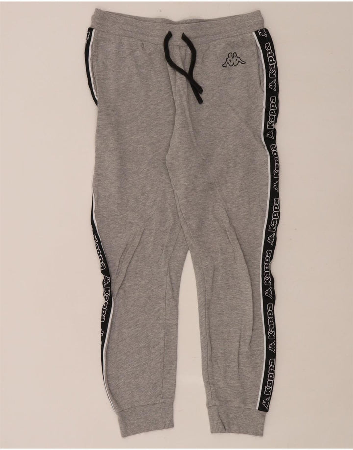 Pantaloni da tuta da uomo KAPPA Tezenis Joggers grigio medio color block